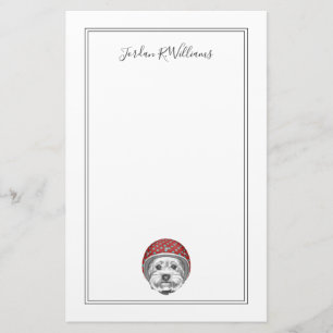 Draufgänger Yorkshires Terrier   addieren Ihren Briefpapier