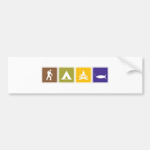 Draußen Autoaufkleber