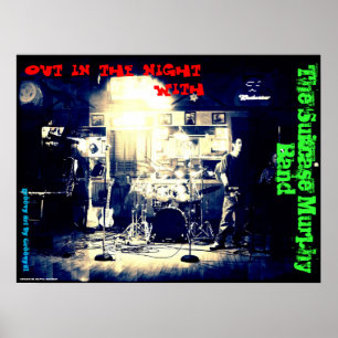 Draußen in der Nacht Poster