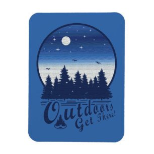 Draußen kommt man dorthin magnet