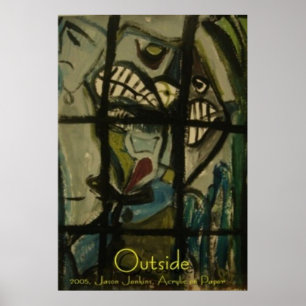 Draußen Poster