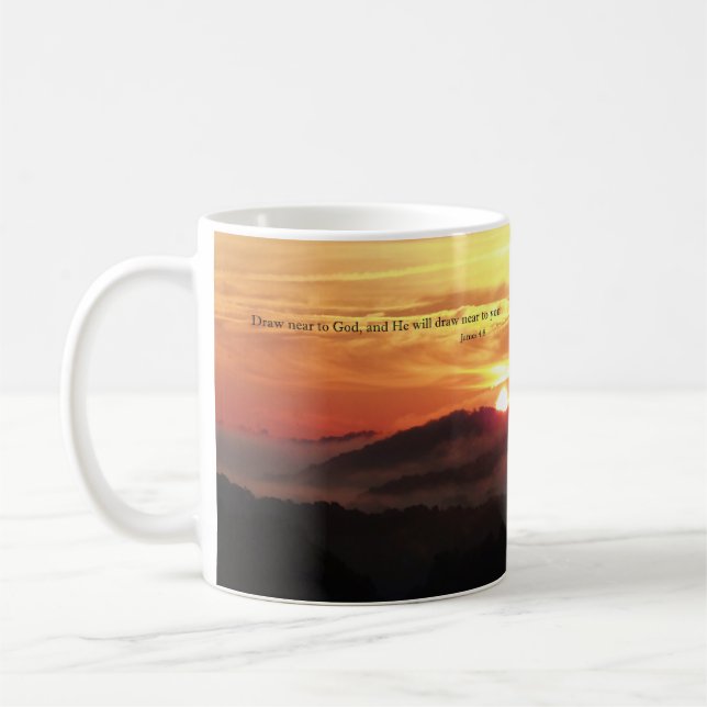 Draw Near Sunrise Mug Kaffeetasse (Links)