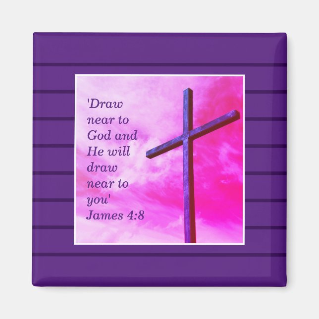 Draw Near To God Lenten Magnet (Vorne)