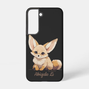 Drawing of a Fennec, Desert Fox, in Cartoon style Samsung Galaxy Hülle