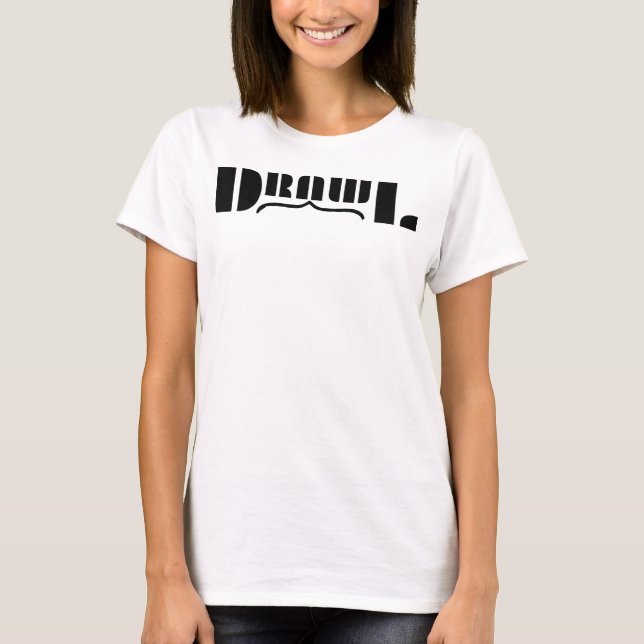 Drawl OG Damen Weißes T-Shirt (Vorderseite)