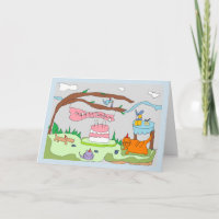 Drawlings Partytiere sagen, alles Gute zum