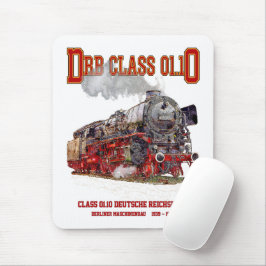 DRB-Baureihe 01.10 Dampflokomotive. Deutsche Reich Mousepad