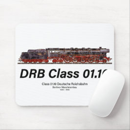 DRB-Baureihe 01.10 Deutsche Reichsbahn-Dampflok Mousepad
