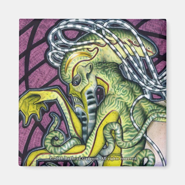 Dread Cthulhu Square Magnet (Vorne)