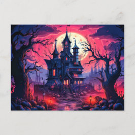 Dreadful Haunted Mansion After Dark Postkarte