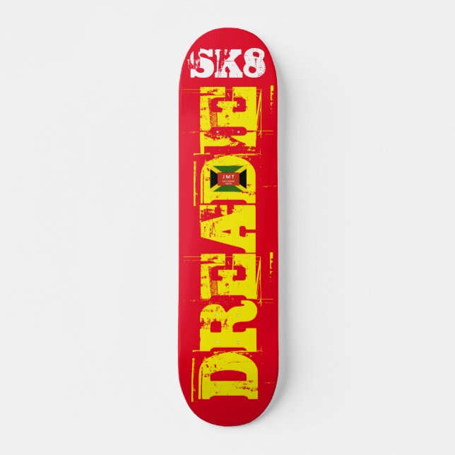 DREADIE JMT Skateboard, 7¾ Zoll Deck Skateboard (Vorne)