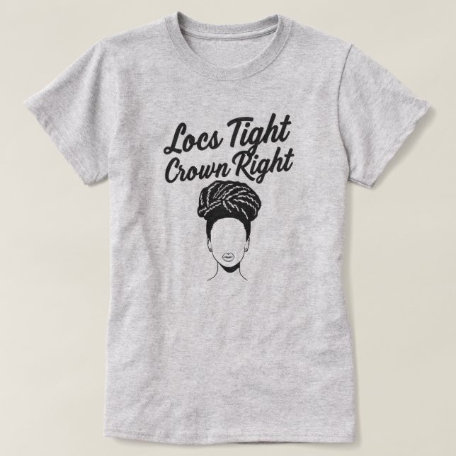 Dreadlock "Loc's Tight Crown Right" Retwist Tee (Design vorne)