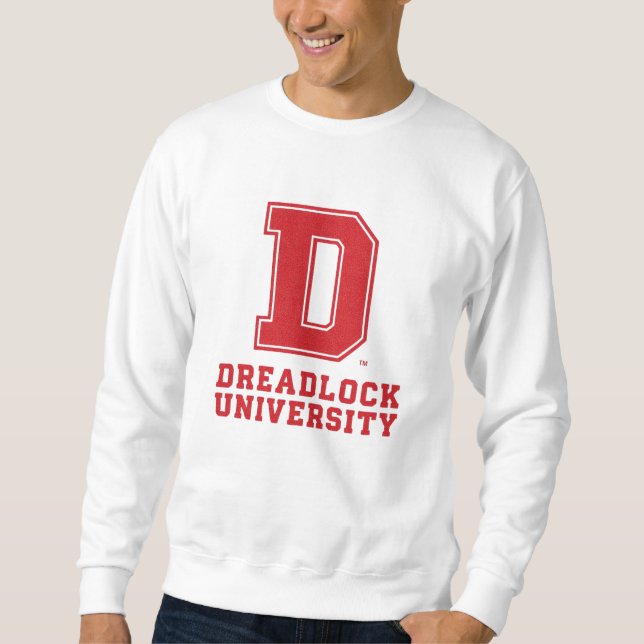 Dreadlock-Würdigung Schwarzes Haar College Pullove Sweatshirt (Vorderseite)