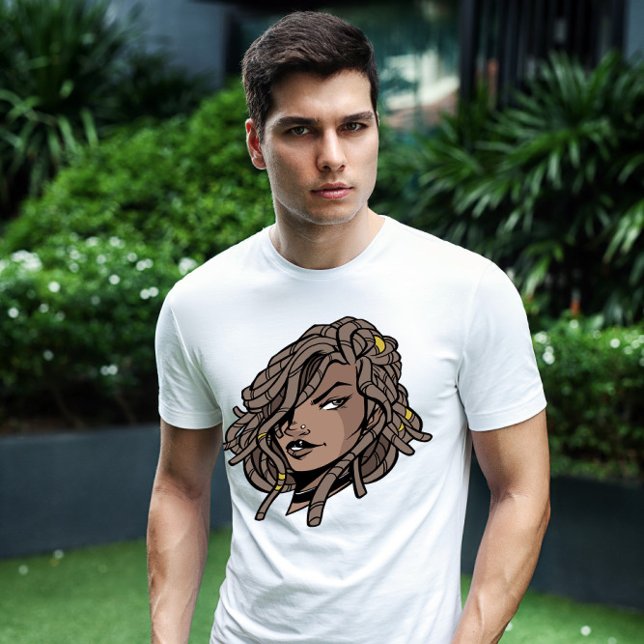 Dreadlocks Frau T-Shirt (Von Creator hochgeladen)