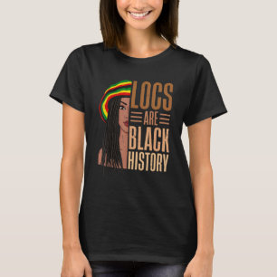 Dreadlocks sind schwarze Geschichte afroamerikanis T-Shirt