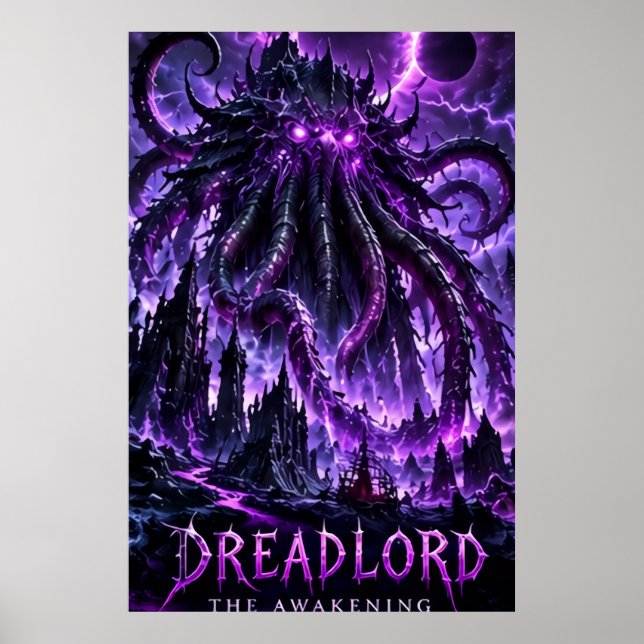 Dreadlord-Erweckungsposter Poster (Vorne)