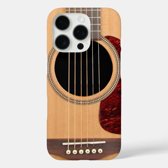 Dreadnought Acoustic 6 String Guitar Case-Mate iPhone Hülle (Rückseite)