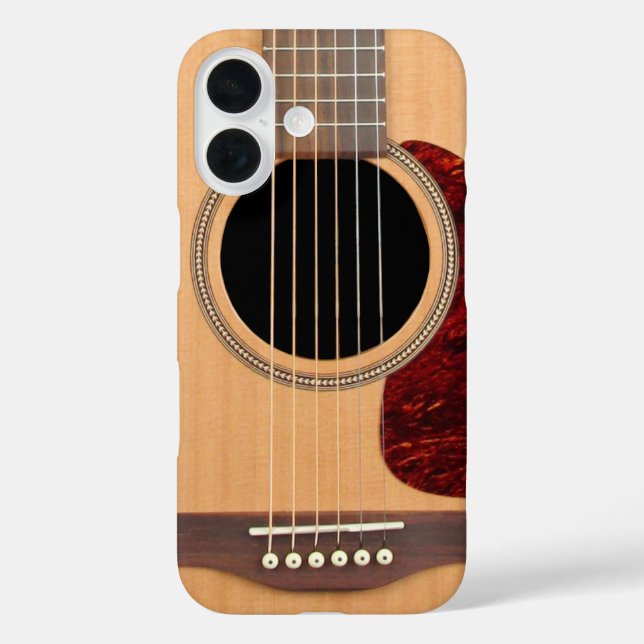 Dreadnought Acoustic 6 String Guitar Case-Mate iPhone Hülle (Rückseite)