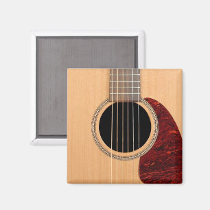 Dreadnought Acoustic 6 String Guitar Magnet
