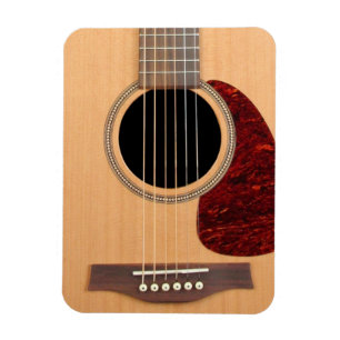 Dreadnought Acoustic 6 String Guitar Magnet