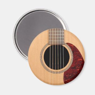 Dreadnought Acoustic 6 String Guitar Magnet