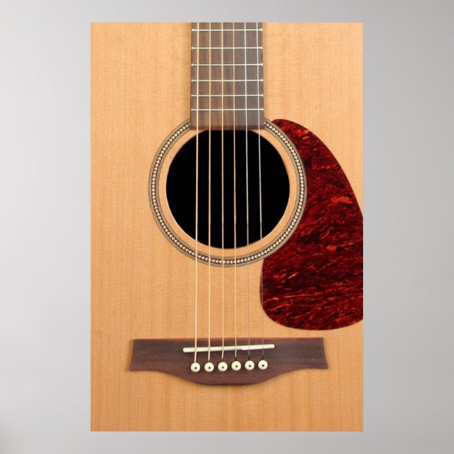 Dreadnought Acoustic 6 String Guitar Poster (Vorne)