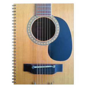 Dreadnought Acoustic Guitar Notizblock