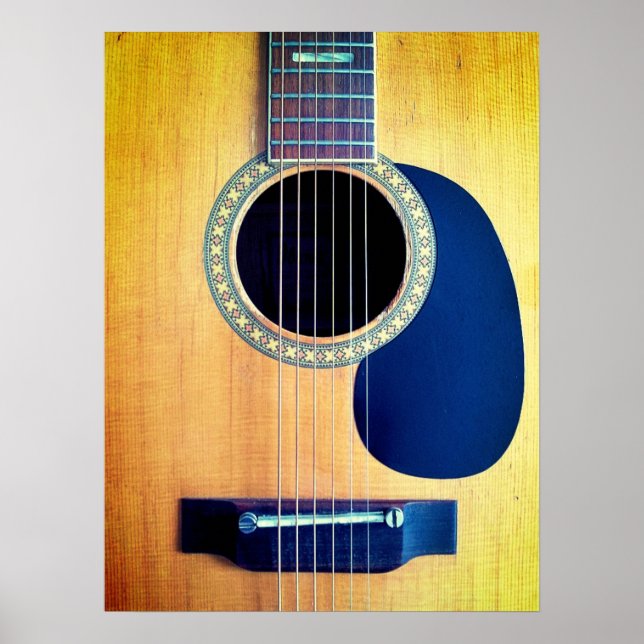 Dreadnought Acoustic Guitar Poster (Vorne)