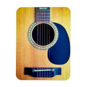 Dreadnought-Akustikgitarre 6-String Künstler-Desig Magnet