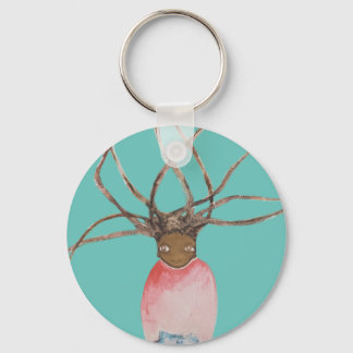 Dreads, Pullover und Jeans Schlüsselanhänger