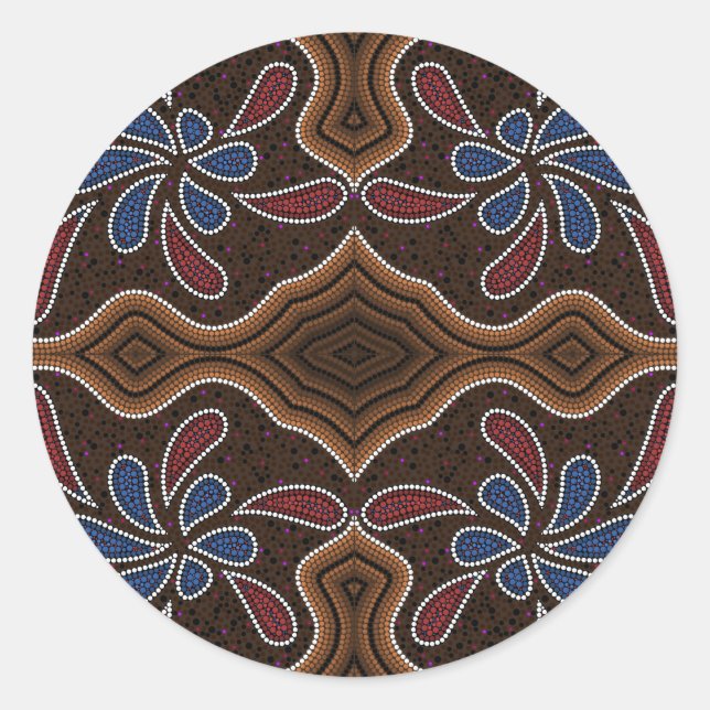 Dream 4 runder aufkleber (Vorderseite)