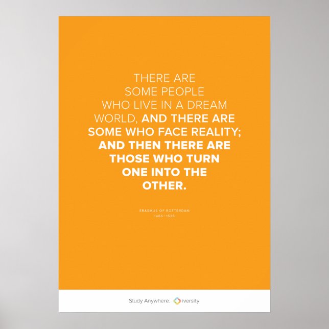 Dream and Reality Poster (Vorne)