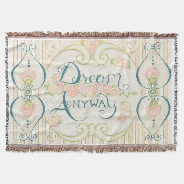 Dream Anyway Throw Blanket Decke (Vorderseite)