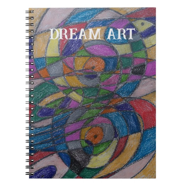 DREAM ART JOURNAL VON ARTIST PAULA REILLY NOTIZBLOCK (Vorderseite)