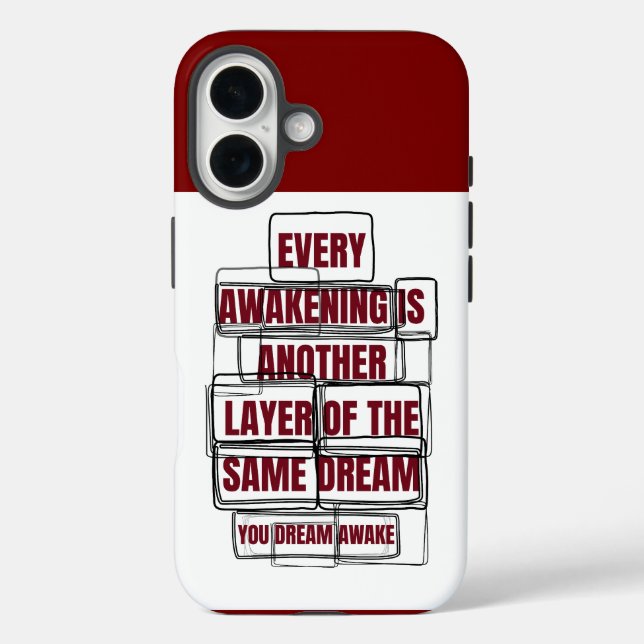 Dream Awake phone case (Rückseite)