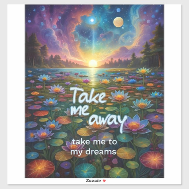 Dream Away Aufkleber (Blatt)