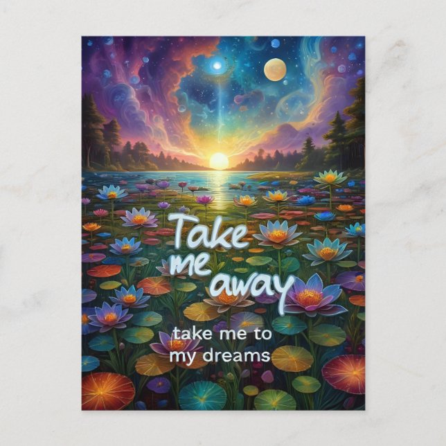 Dream Away Postkarte (Vorderseite)