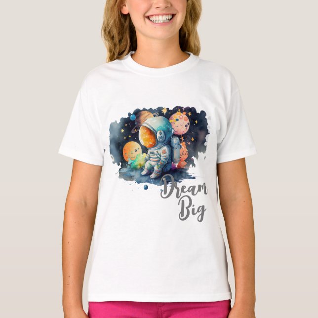 Dream Big Astronaut T-Shirt (Vorderseite)