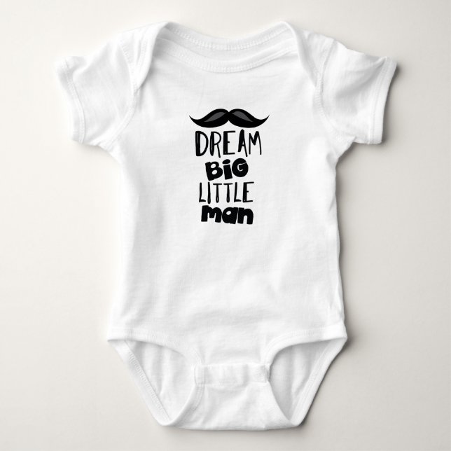 Dream Big Baby Bodysuit Strampler (Vorderseite)
