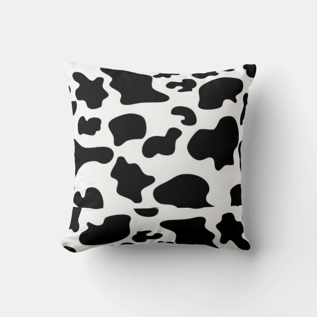 Dream Big Baby Girl Kissen (mit Kuhabdruck) (Vorderseite)