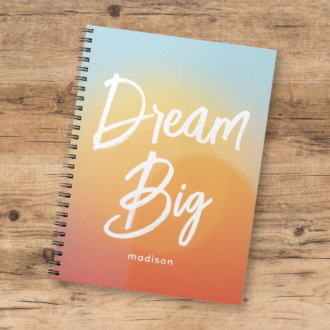 Dream Big Beautiful Summer Sky Notebook Notizblock (Von Creator hochgeladen)