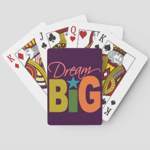 Dream BIG benutzerdefinierte Spielkarten