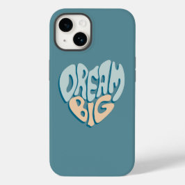 Dream Big: Blue Heart of Success Case-Mate iPhone 14 Hülle