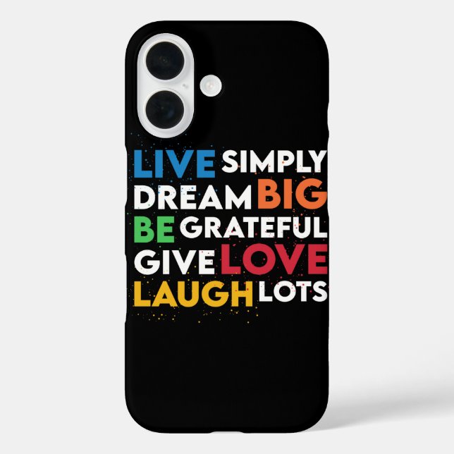 Dream Big Case-Mate iPhone Hülle (Rückseite)