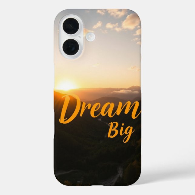 Dream Big Case-Mate iPhone Hülle (Rückseite)