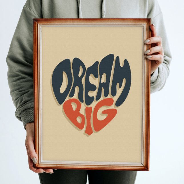 Dream Big: Cool Glückwünsche zum Abschluss Poster (Von Creator hochgeladen)