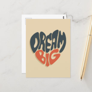 Dream Big: Cool Glückwünsche zum Abschluss Postkarte