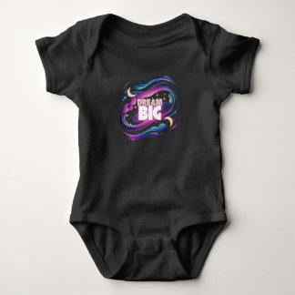 Dream Big - Cosmic Galaxy Baby Bodysuit Strampler