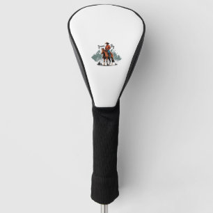 Dream Big - Cowboy Reiten Golf Headcover