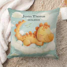 Dream Big Dinosaurier Thema Throw Kissen